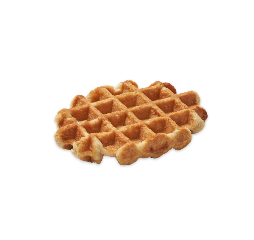 Luikse wafel gebakken