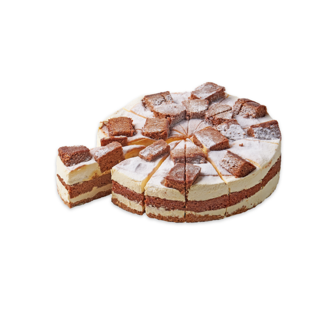 Caramel brownie cheesecake 14 punten
