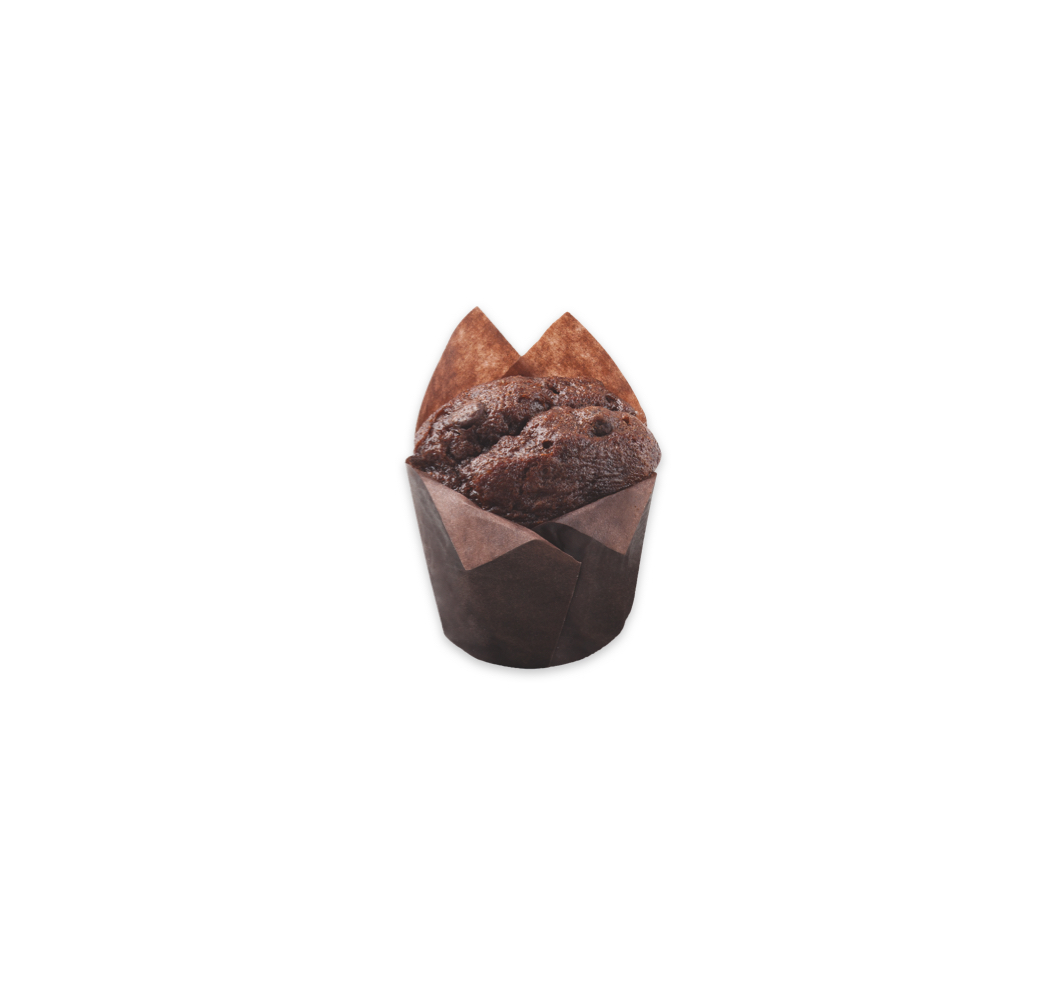 Mini tulp muffin chocolade